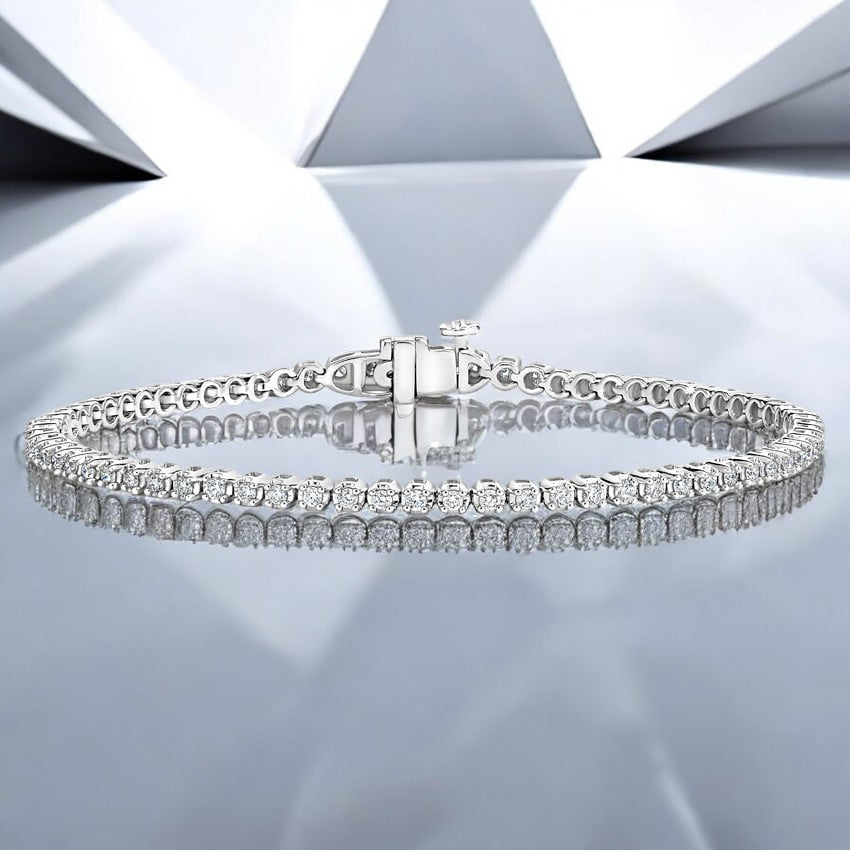 7 In. Lab Diamond Tennis Bracelet