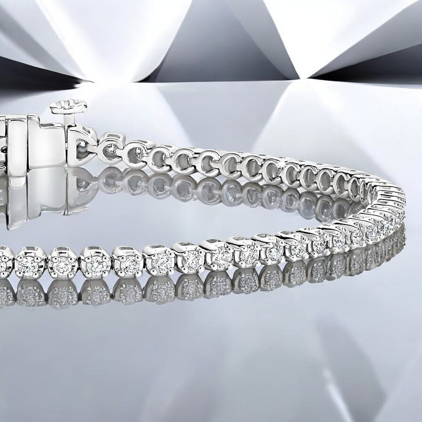 7 In. Lab Diamond Tennis Bracelet