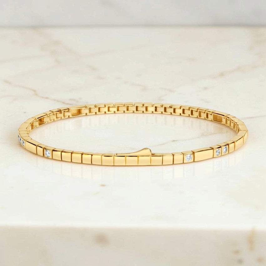 Petite Cipher 6.5 in. Diamond Bracelet