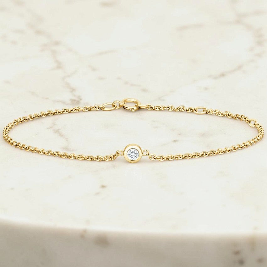 Clara Diamond Bezel Bracelet