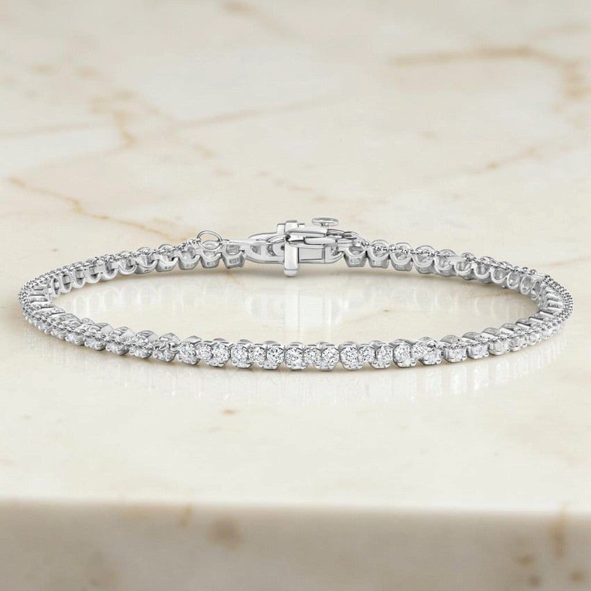 Calliope 1/5 Coverage Petite Diamond Tennis Bracelet