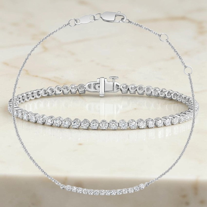 Calliope 1/5 Coverage Petite Diamond Tennis Bracelet