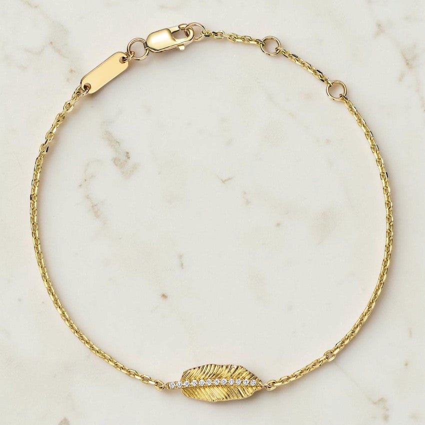 Gombe Leaf Lab Diamond Bracelet