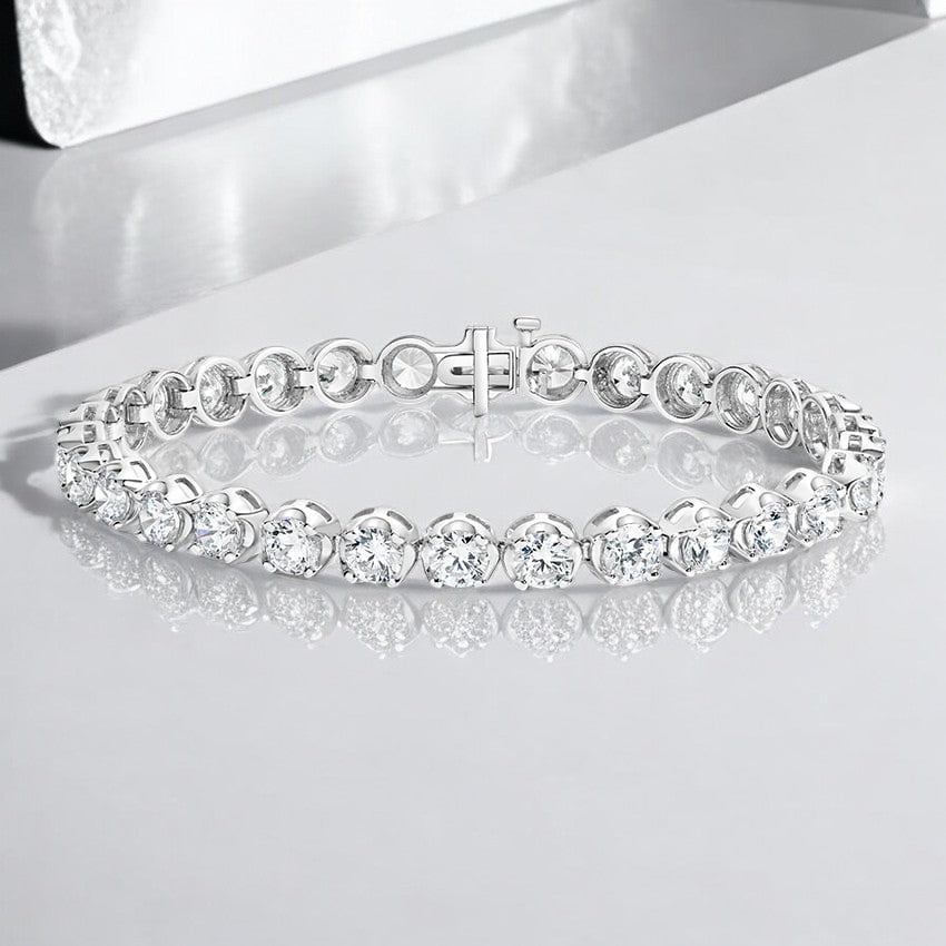 7 In. Certified Lab Grown Diamond Tennis Bracelet
