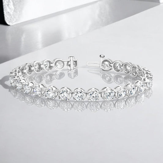 7 In. Certified Lab Grown Diamond Tennis Bracelet