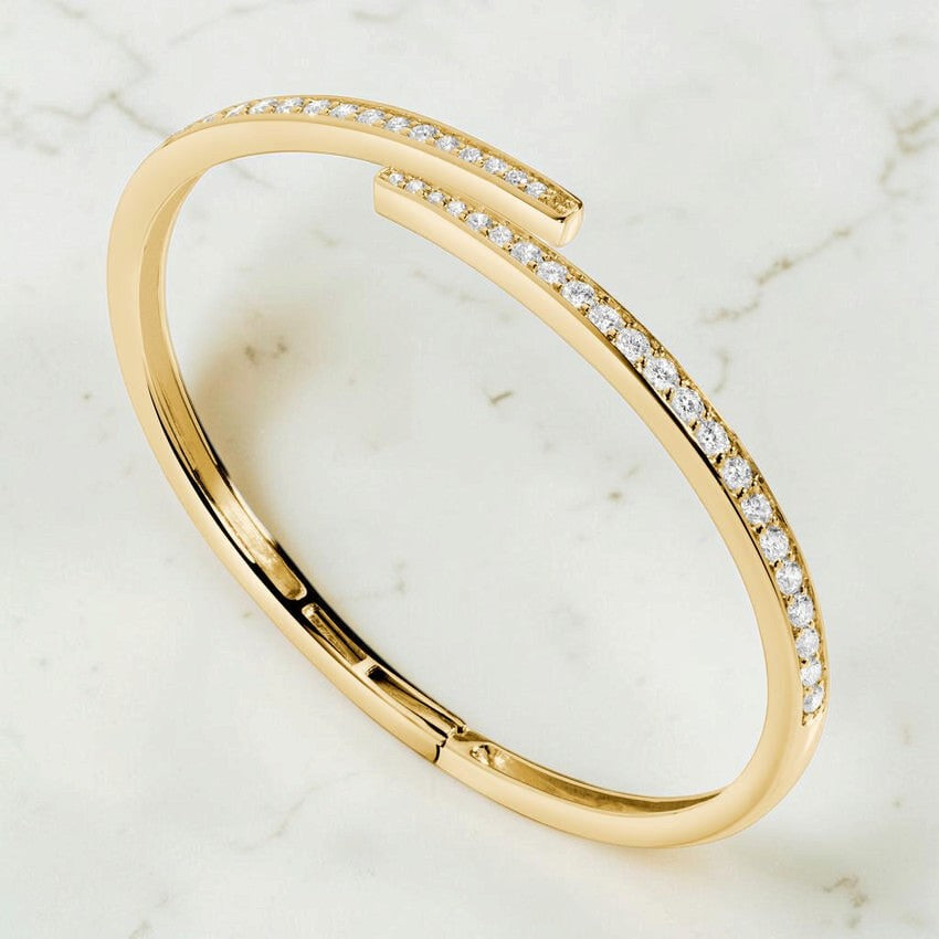 Sonia Lab Diamond Wrap Bracelet