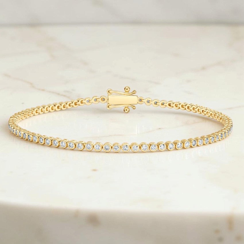 Arboria 6.5 in. Petite Bezel Diamond Tennis Bracelet