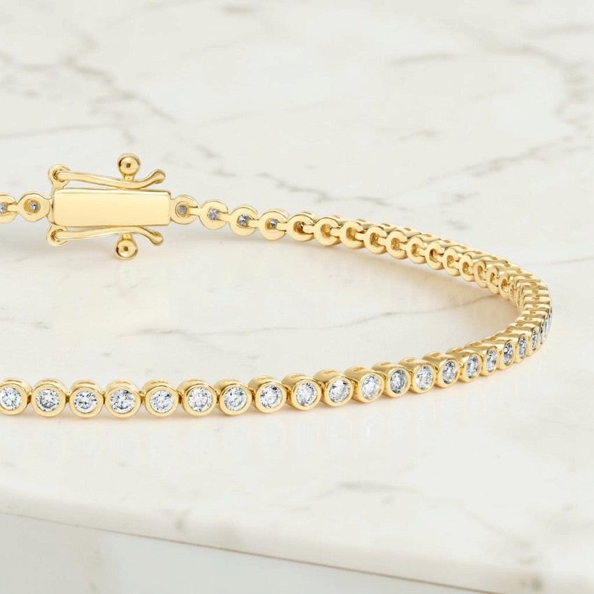 Arboria 6.5 in. Petite Bezel Diamond Tennis Bracelet