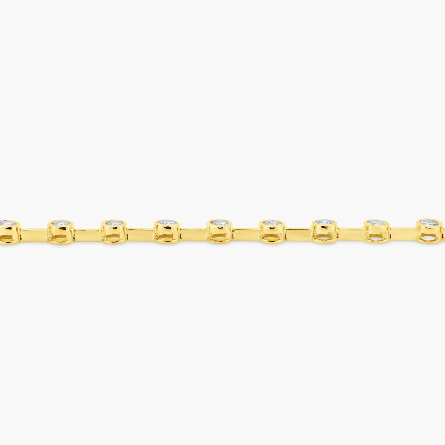 14K Yellow Gold Tennis Bracelet - B60578401