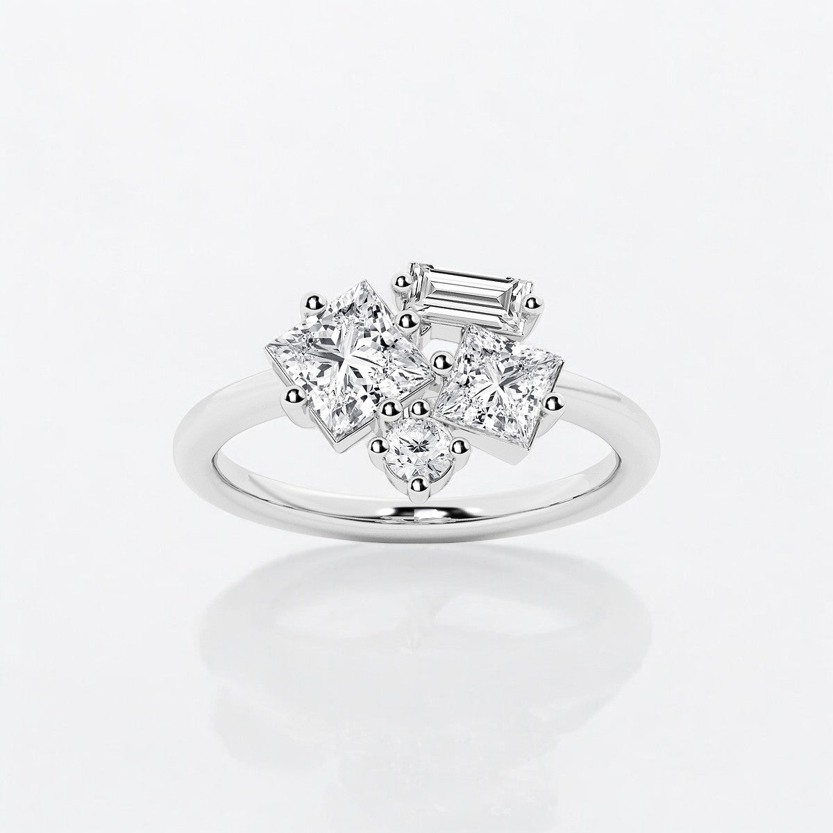 Mosaic Framed Abstract Ring