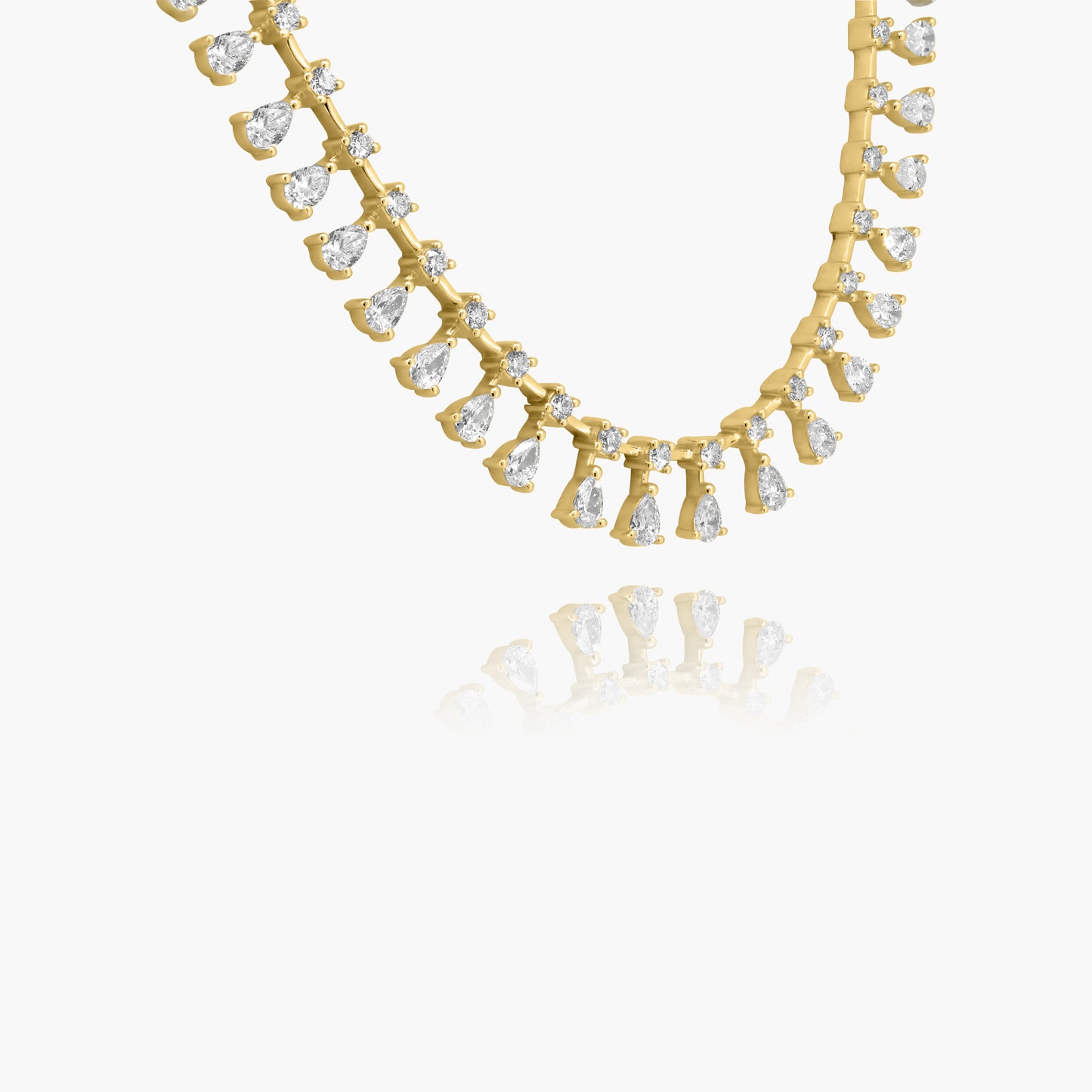 14K Yellow Gold Statement Necklace-N00010