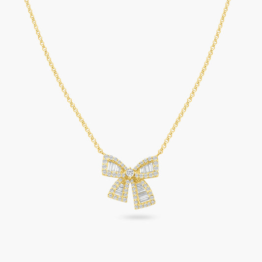 14K Yellow Gold Dainty Stars Pendant-N60532802