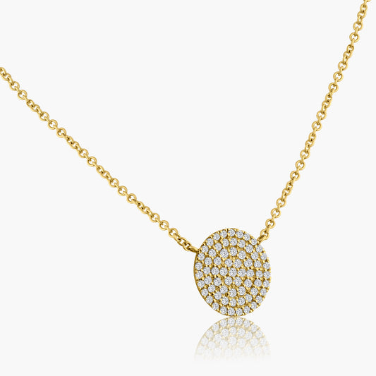 18K Yellow Gold Dainty Pendant-N60417904-1