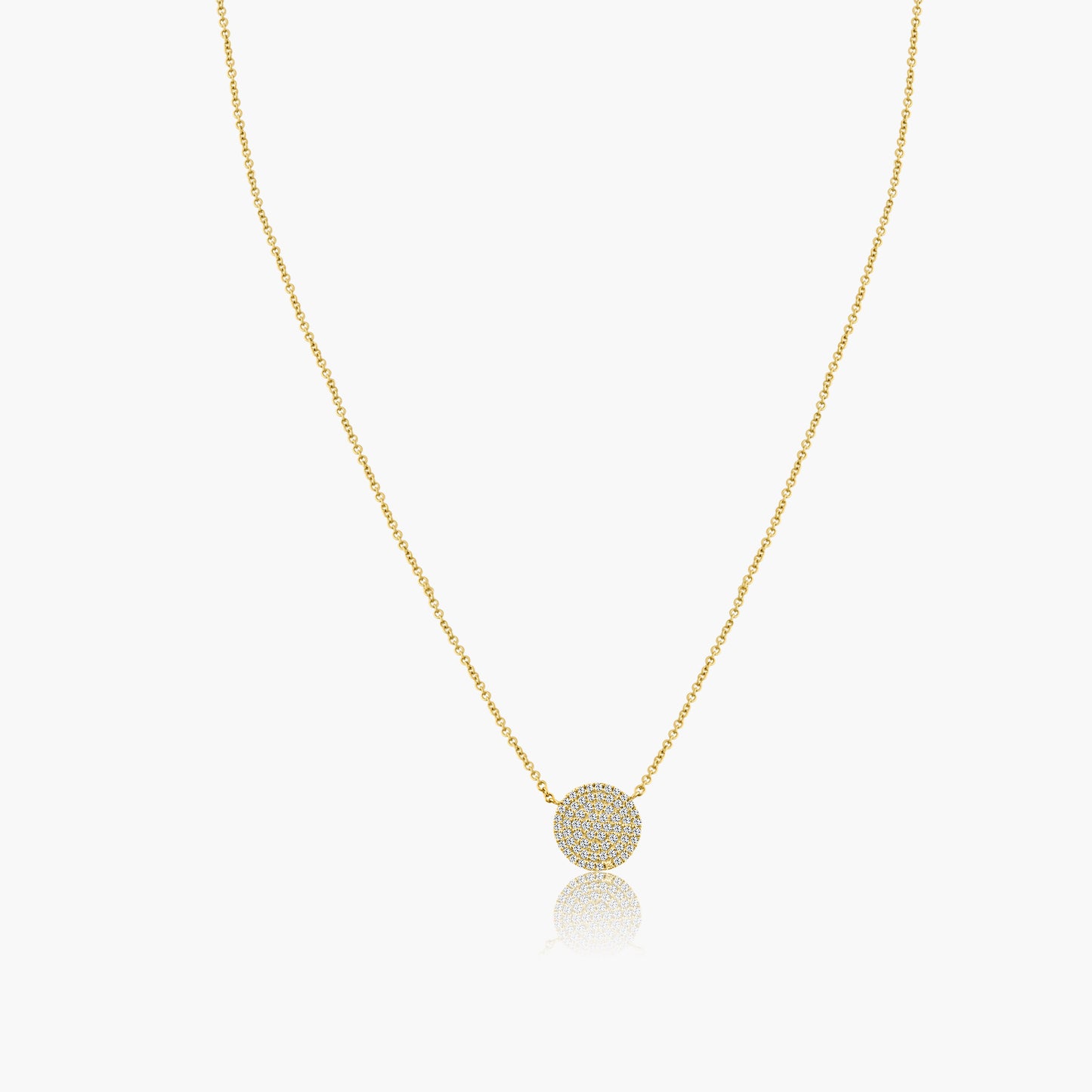 18K Yellow Gold Dainty Pendant-N60417904-1