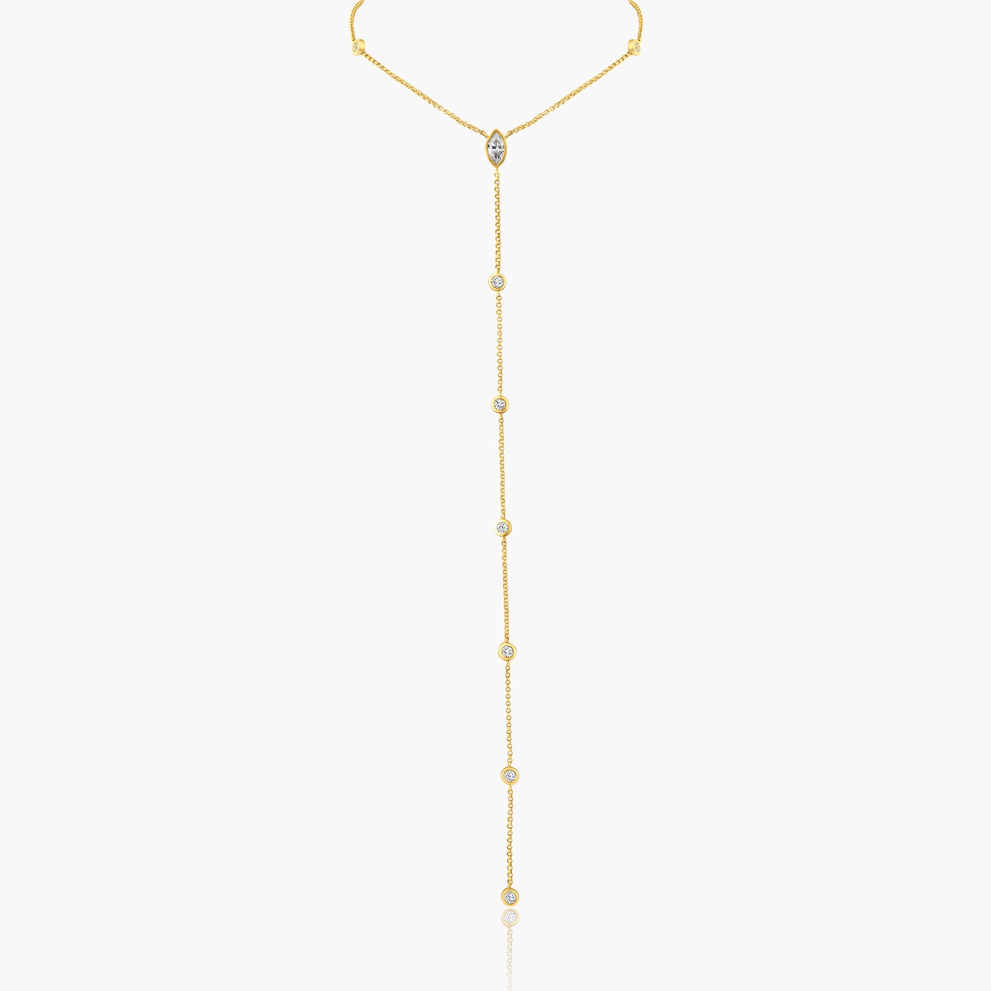 14K Yellow Gold Dainty Pendant-N60526003MQ