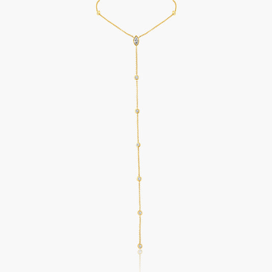 14K Yellow Gold Dainty Pendant-N60526003MQ