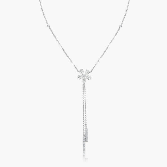 14K White Gold Dainty Pendant-N605557