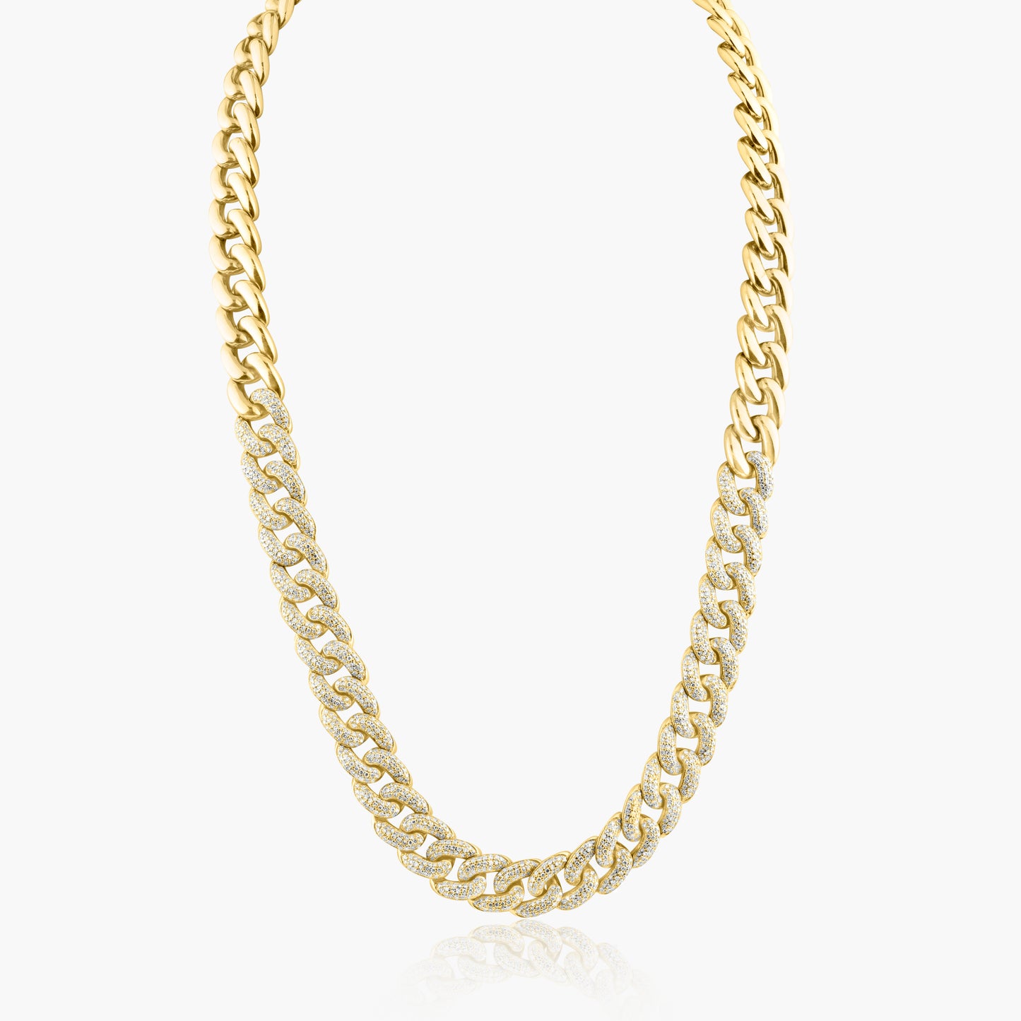 14K Yellow Gold Chain Link Necklace-N60561202