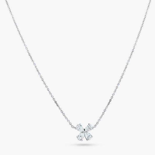 18K White Gold Dainty Pendant-N60567302