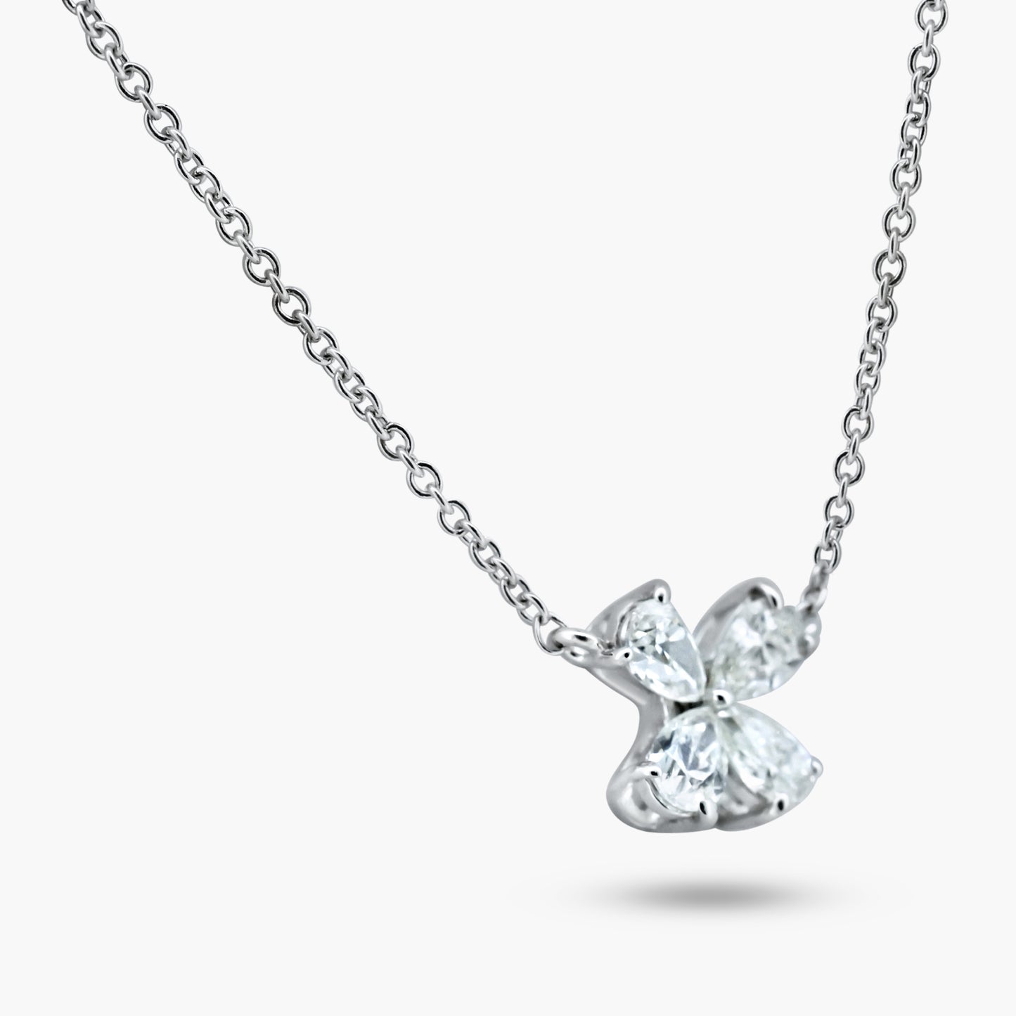 18K White Gold Dainty Pendant-N60567302