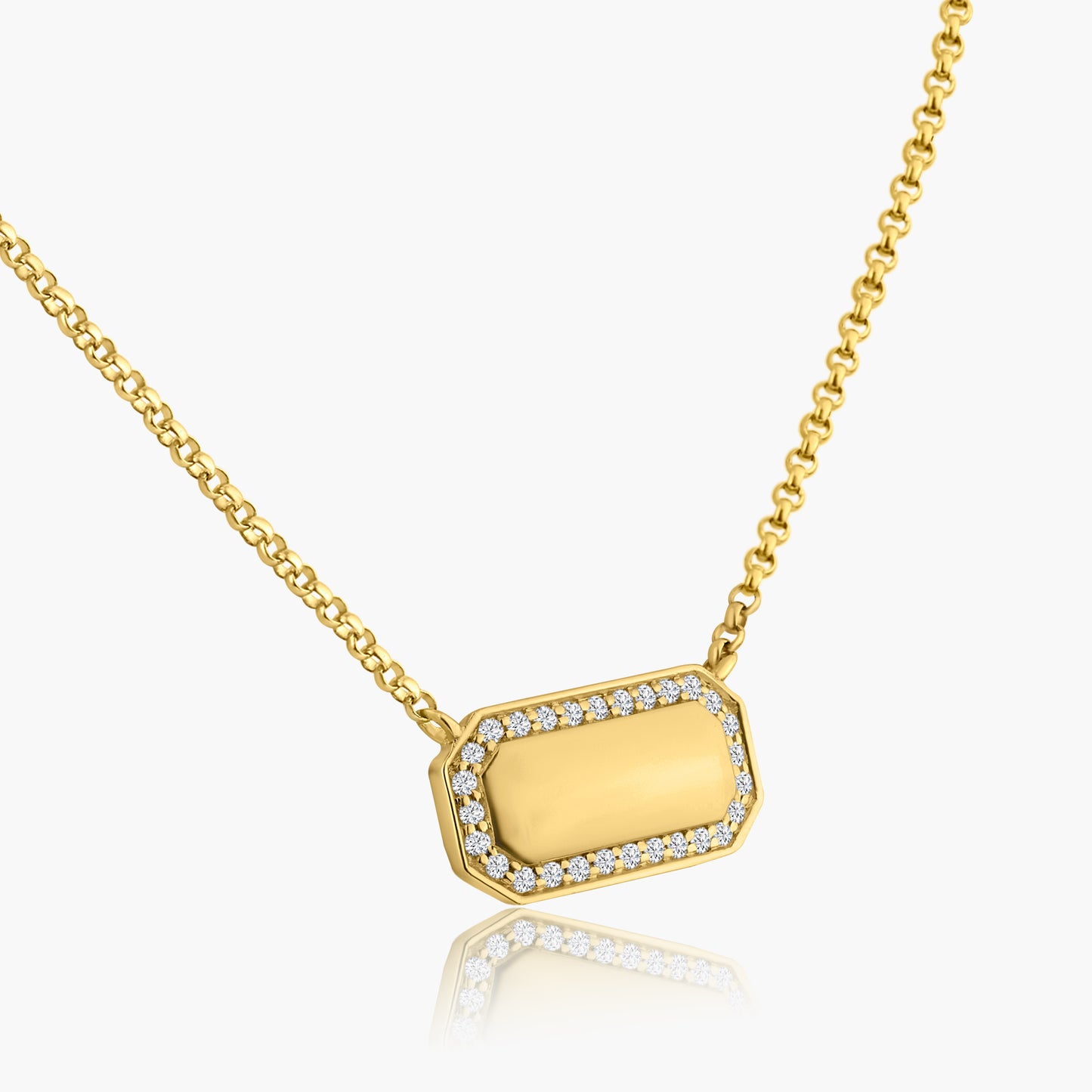 14K Yellow Gold Dainty Pendant-N606096