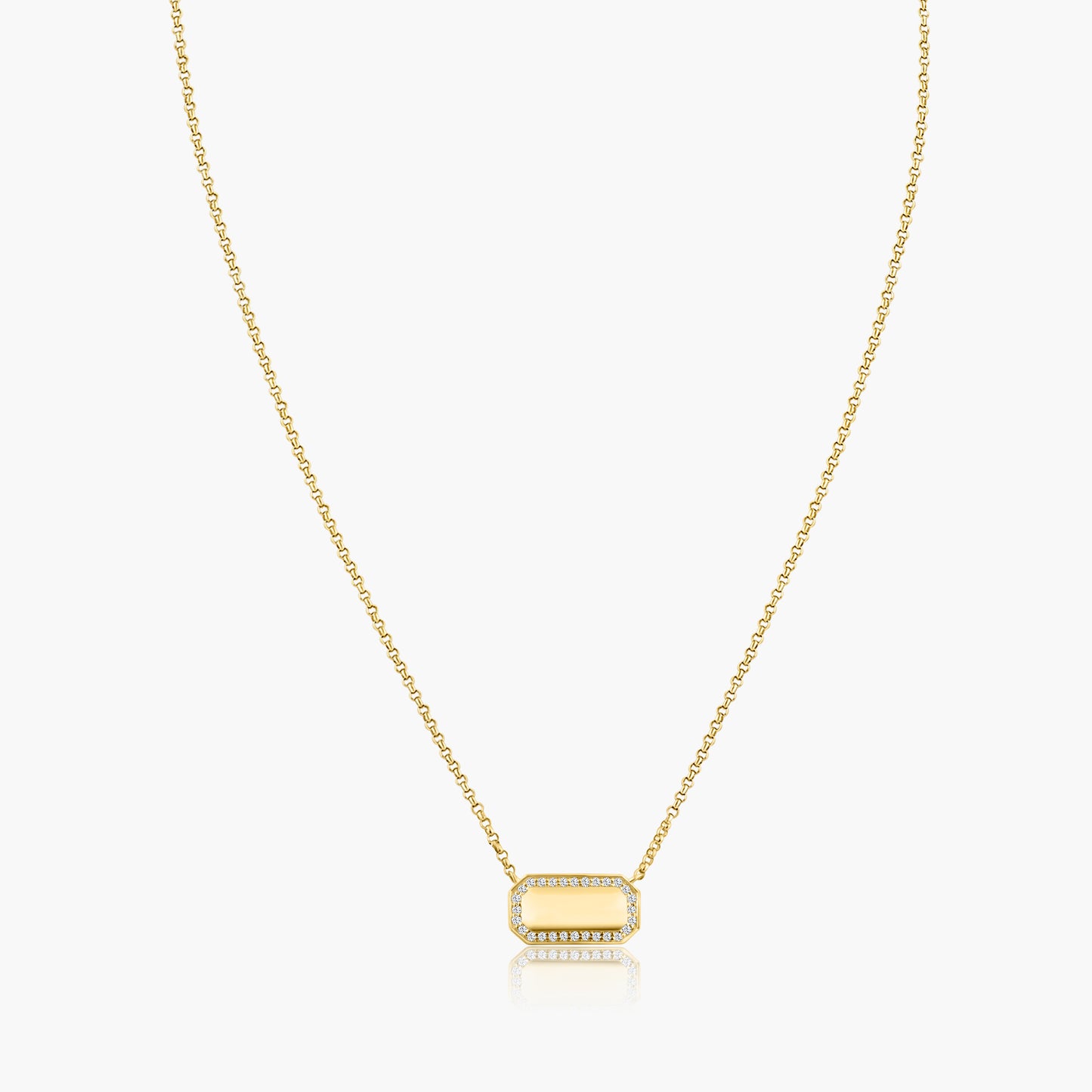 14K Yellow Gold Dainty Pendant-N606096