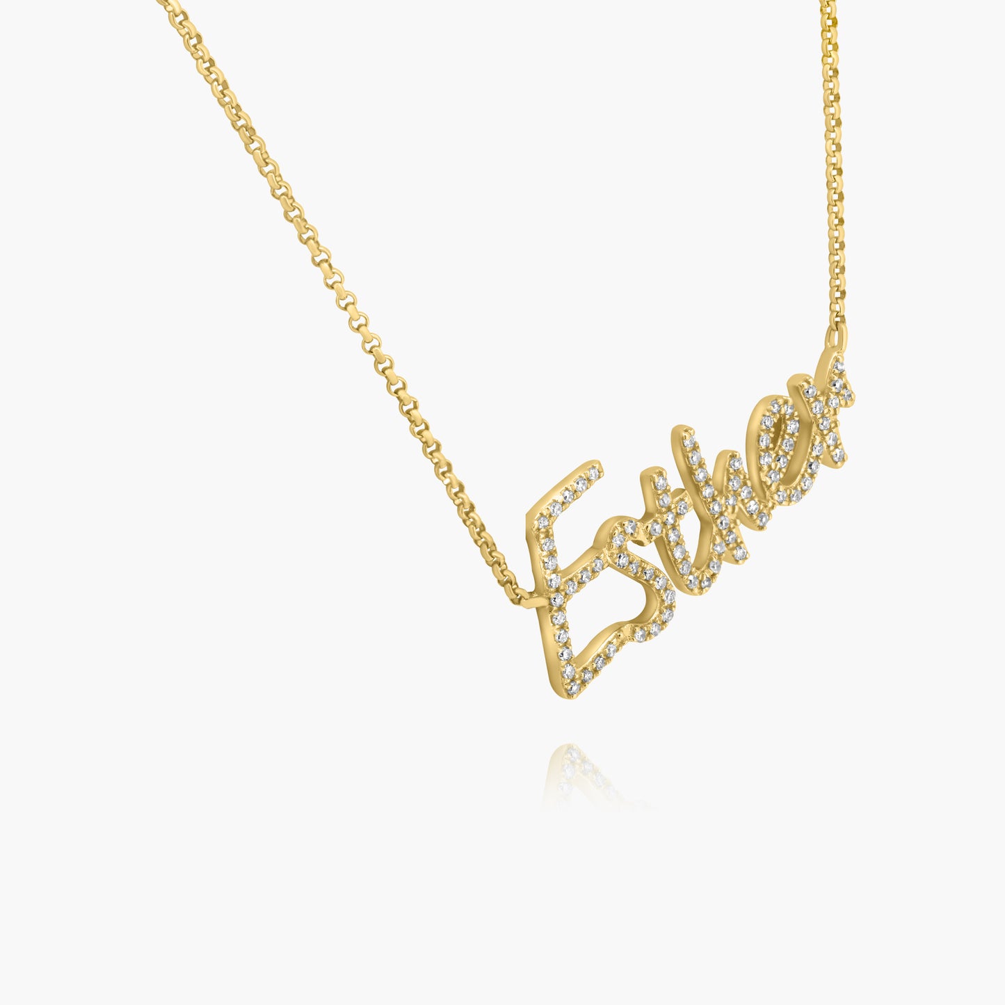 14K Yellow Gold Personalized Pendant - N606184