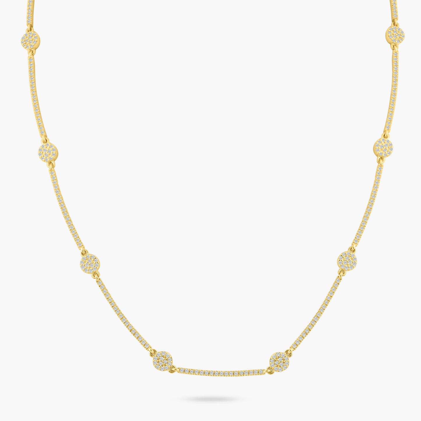 14K Yellow Gold Statement Necklace-N606329