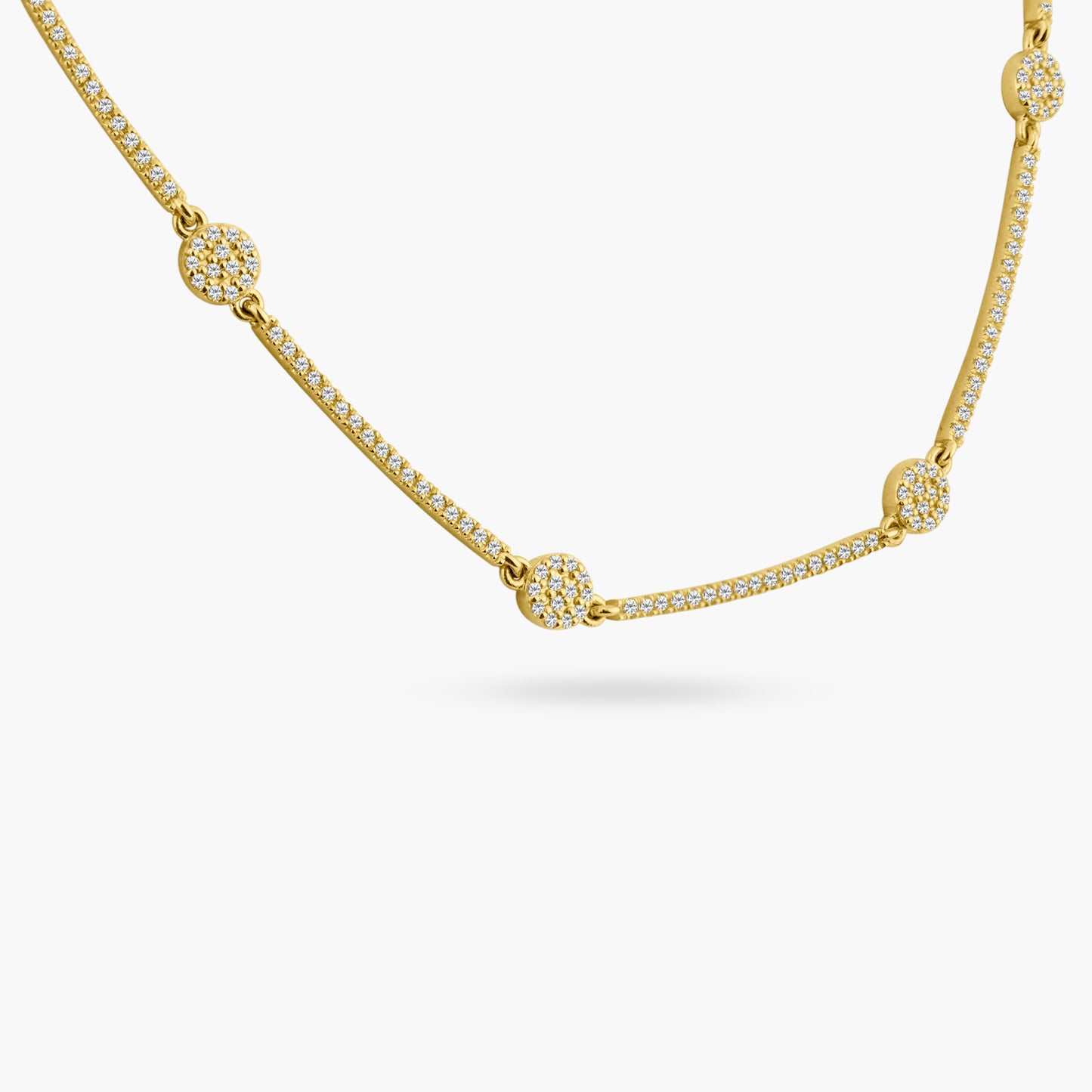 14K Yellow Gold Statement Necklace-N606329