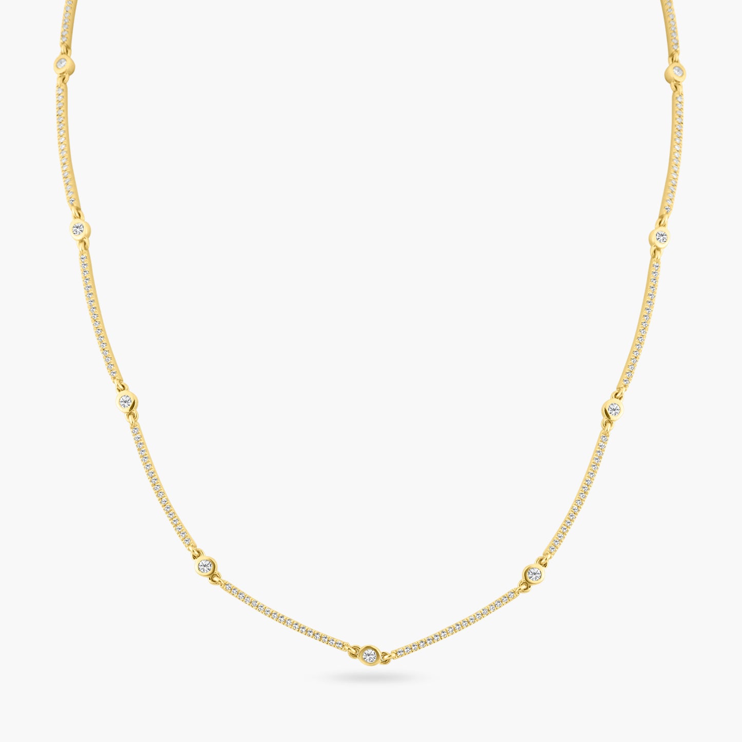 14K Yellow Gold Statement Necklace-N606330