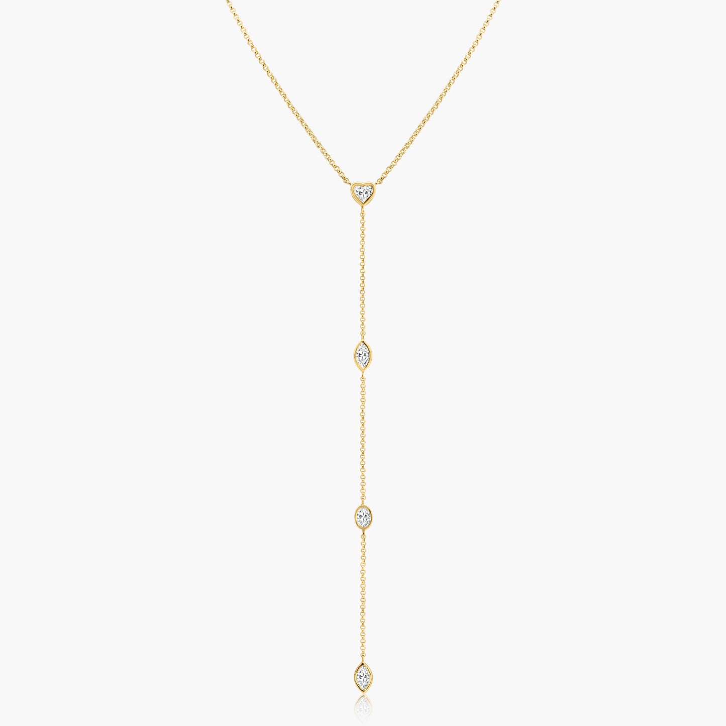 14K Yellow Gold Dainty Necklace - NBHMOM