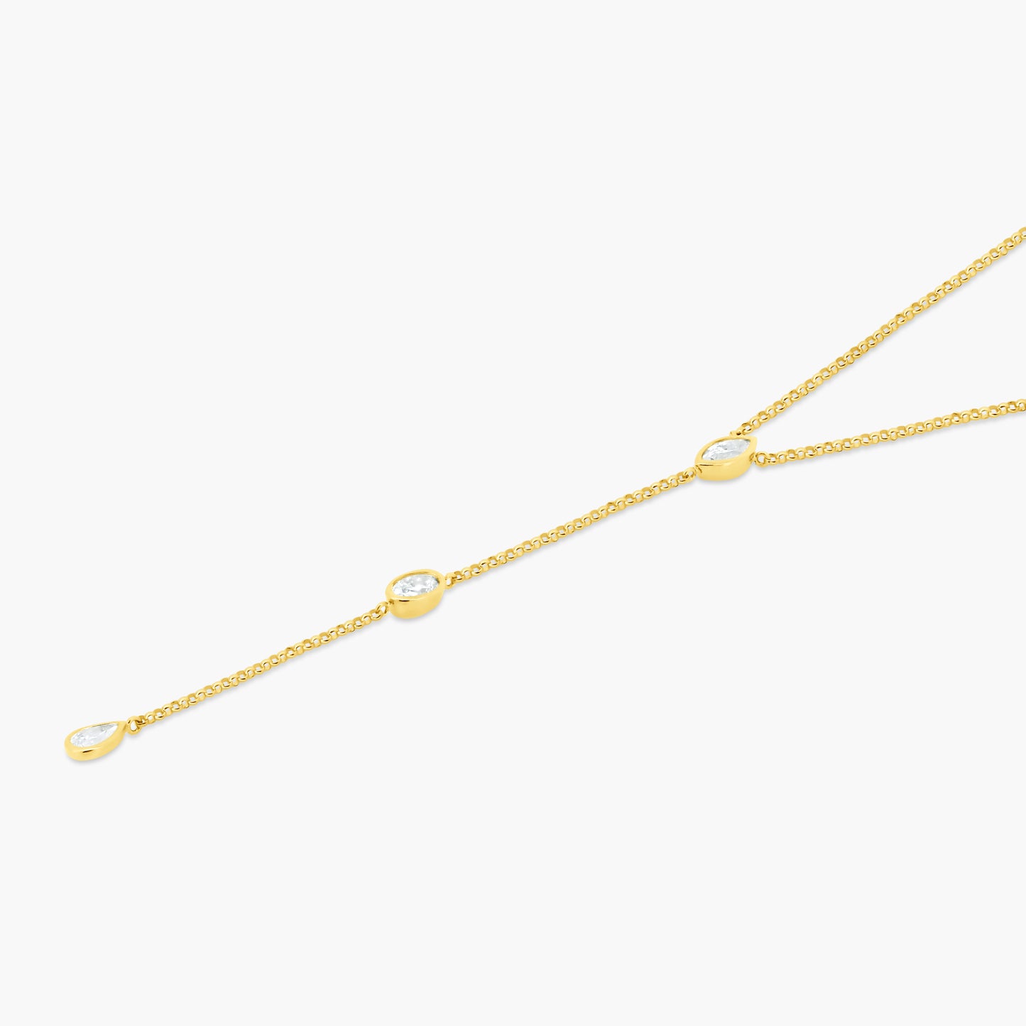 14K Yellow Gold Dainty Necklace - NBMOP