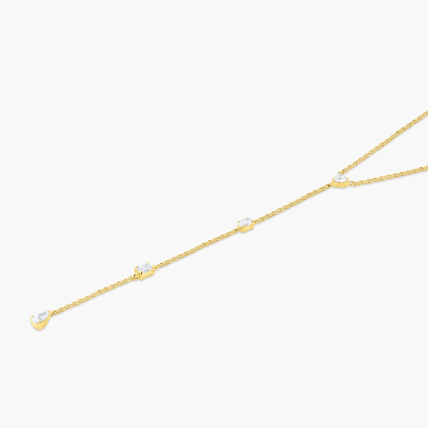 14K Yellow Gold Dainty Necklace - NHOEP