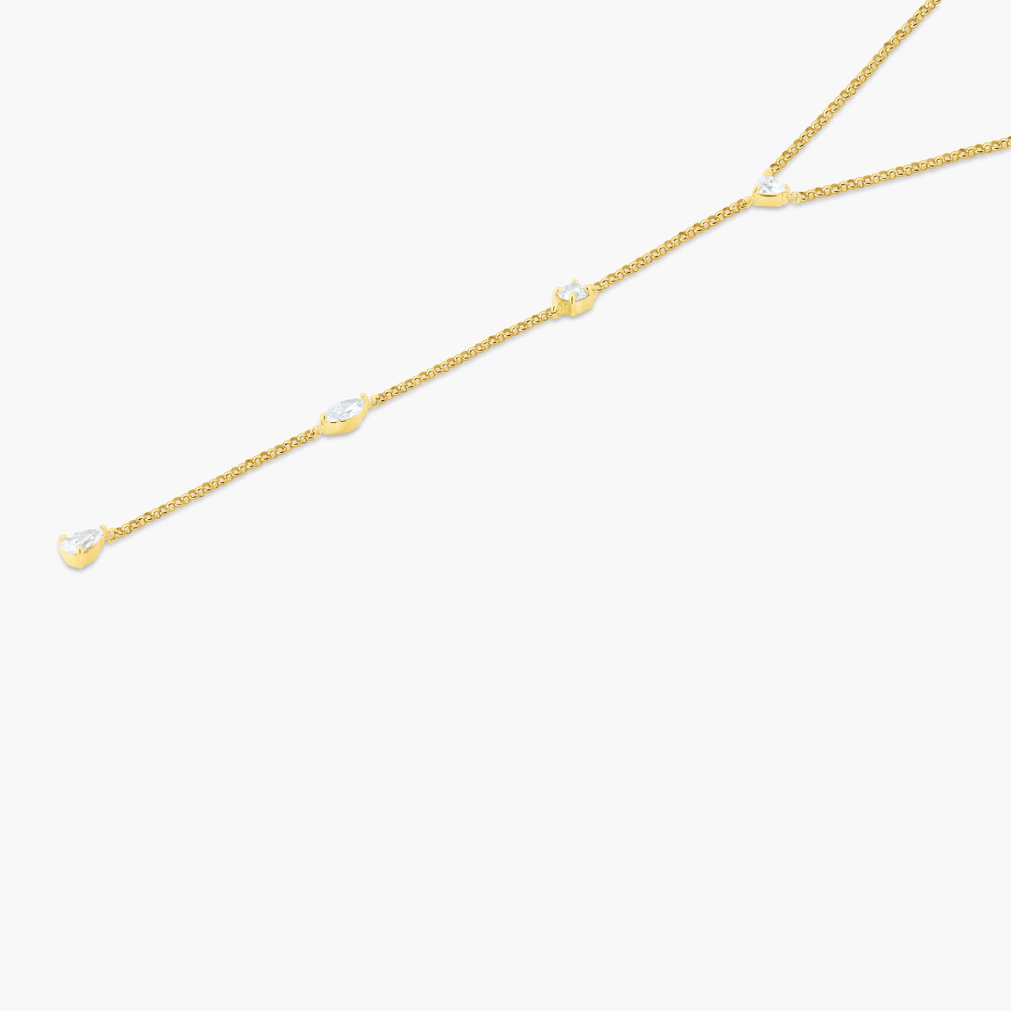 14K Yellow Gold Dainty Necklace - NHRMP