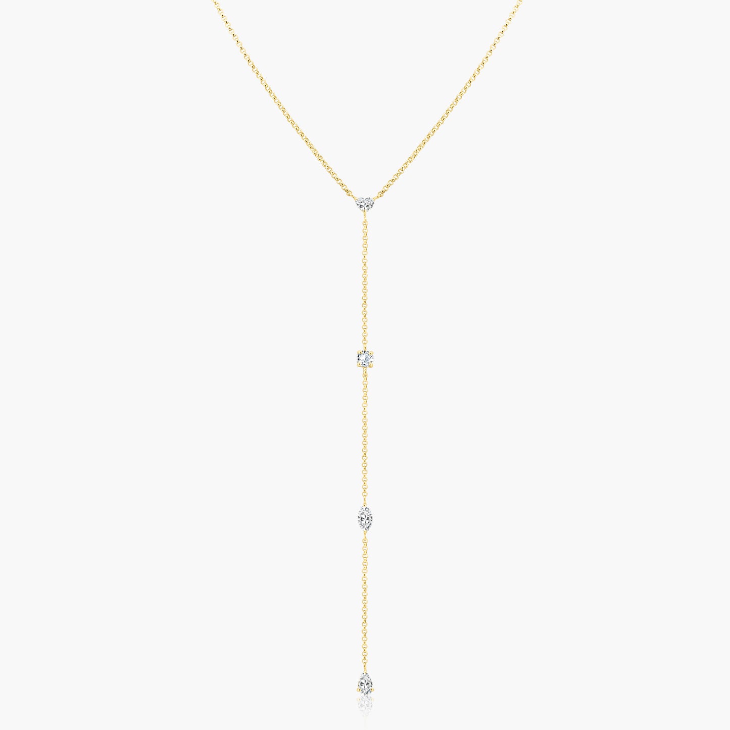 14K Yellow Gold Dainty Necklace - NHRMP