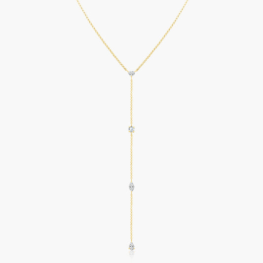 14K Yellow Gold Dainty Necklace - NHRMP