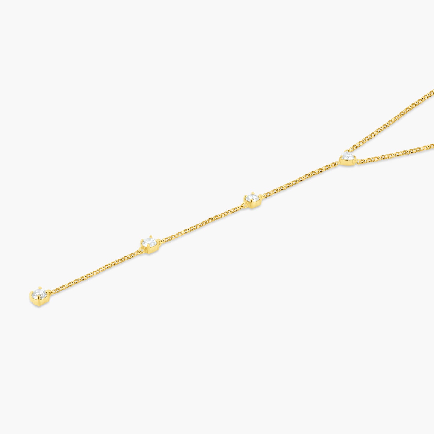 14K Yellow Gold Dainty Necklace - NHRRR