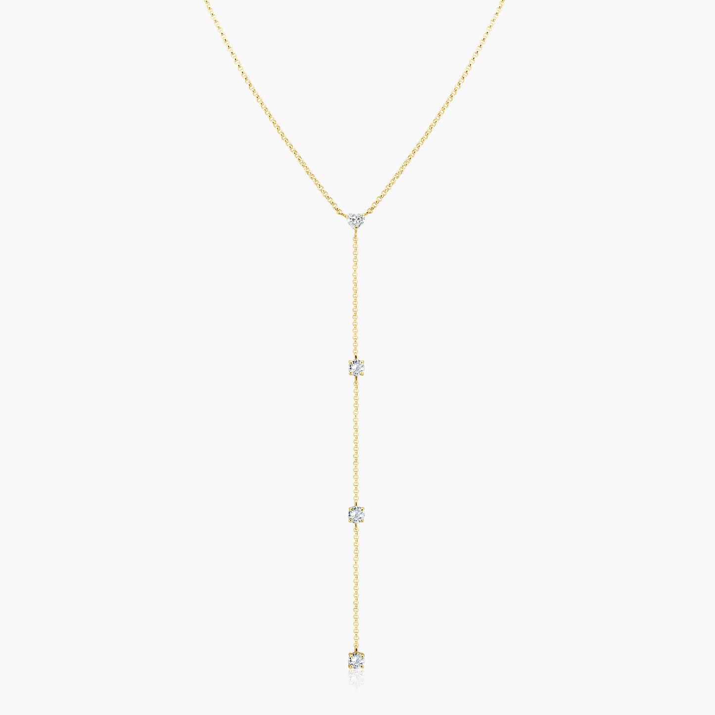 14K Yellow Gold Dainty Necklace - NHRRR