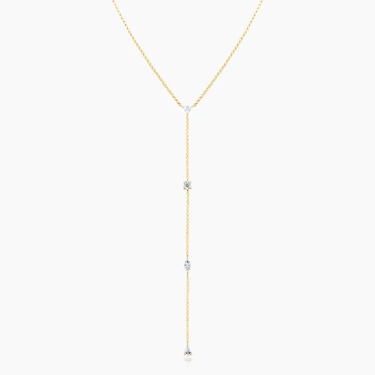 14K Yellow Gold Dainty Necklace - NTRMP