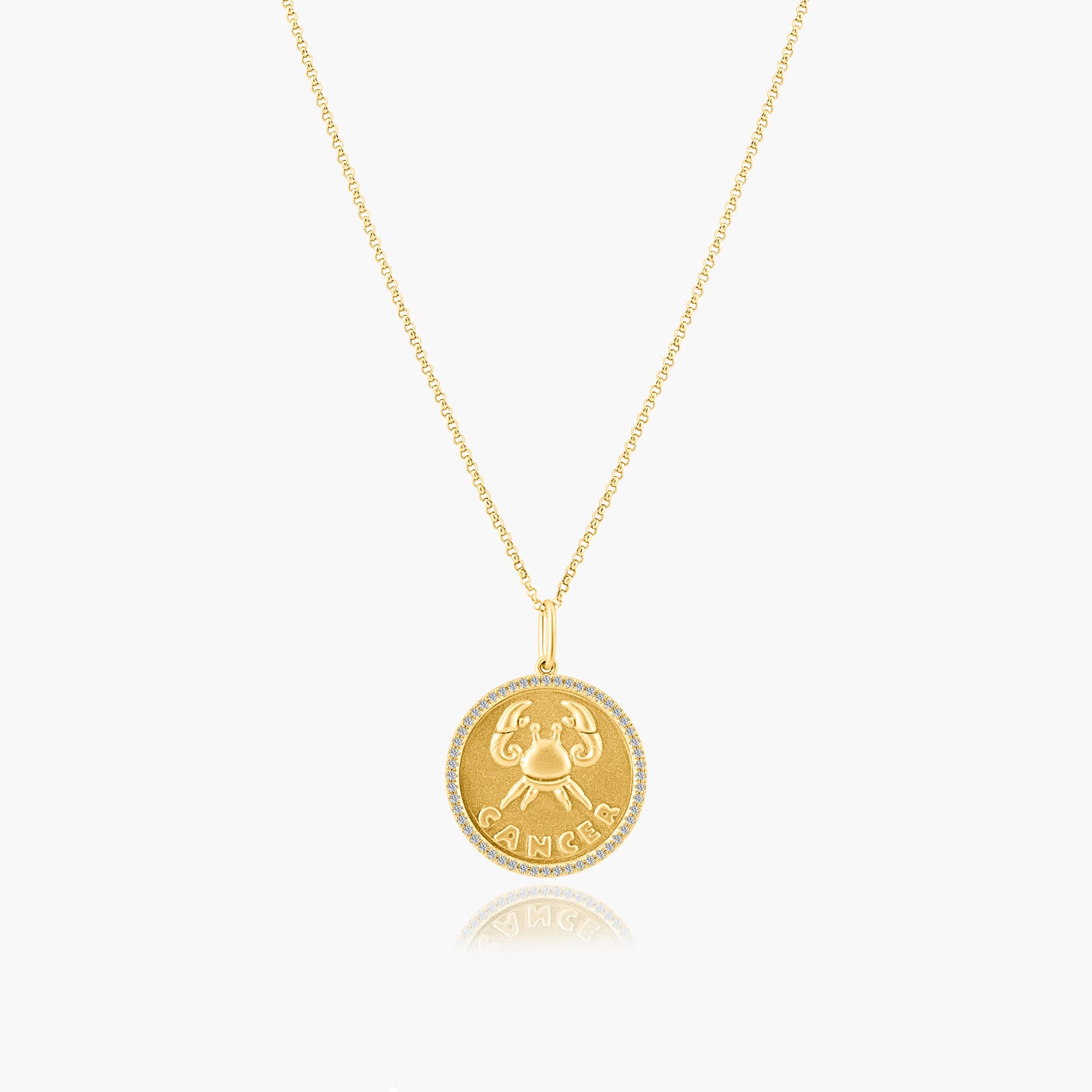 14K Yellow Gold Zodiac Pendant-P606247