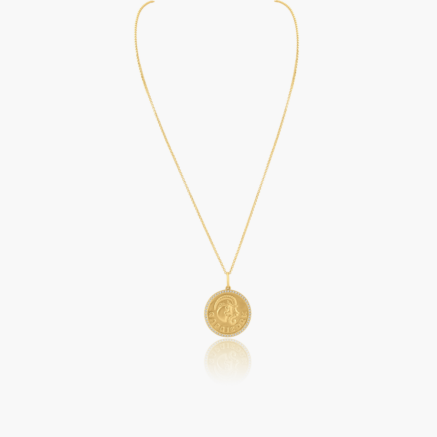 14K Yellow Gold Zodiac Pendant-P606248