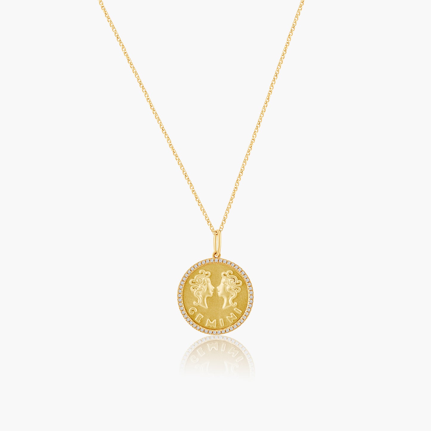 14K Yellow Gold Zodiac Pendant-P606249