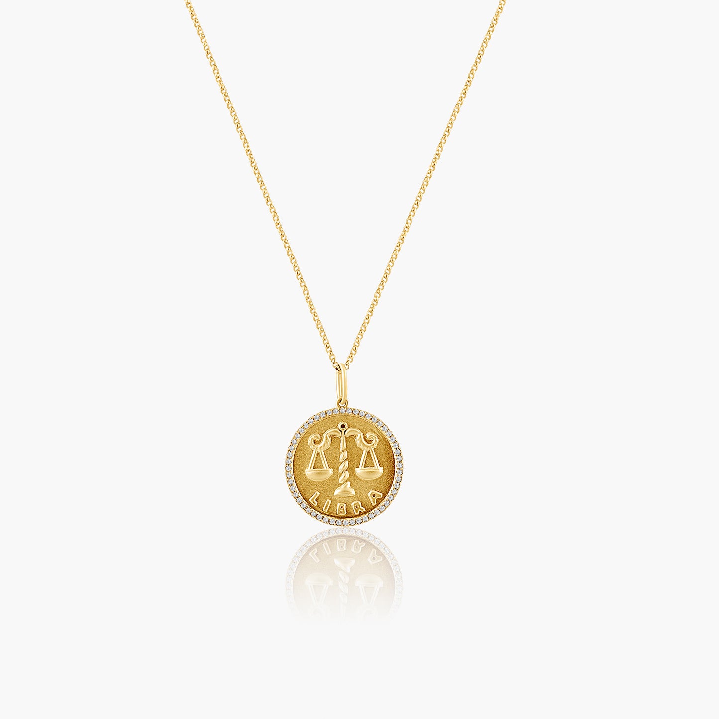 14K Yellow Gold Zodiac Pendant-P606251