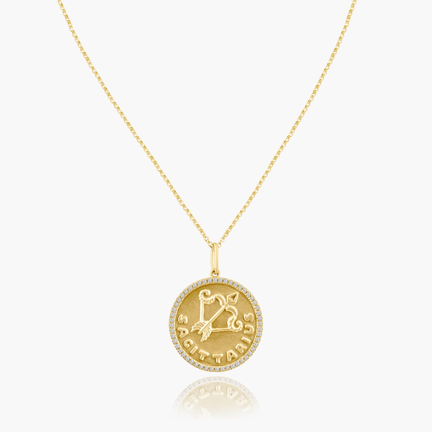 14K Yellow Gold Zodiac Pendant-P606253