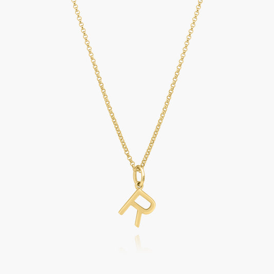 14K Yellow Gold Personalized Initial Pendant-P60648802