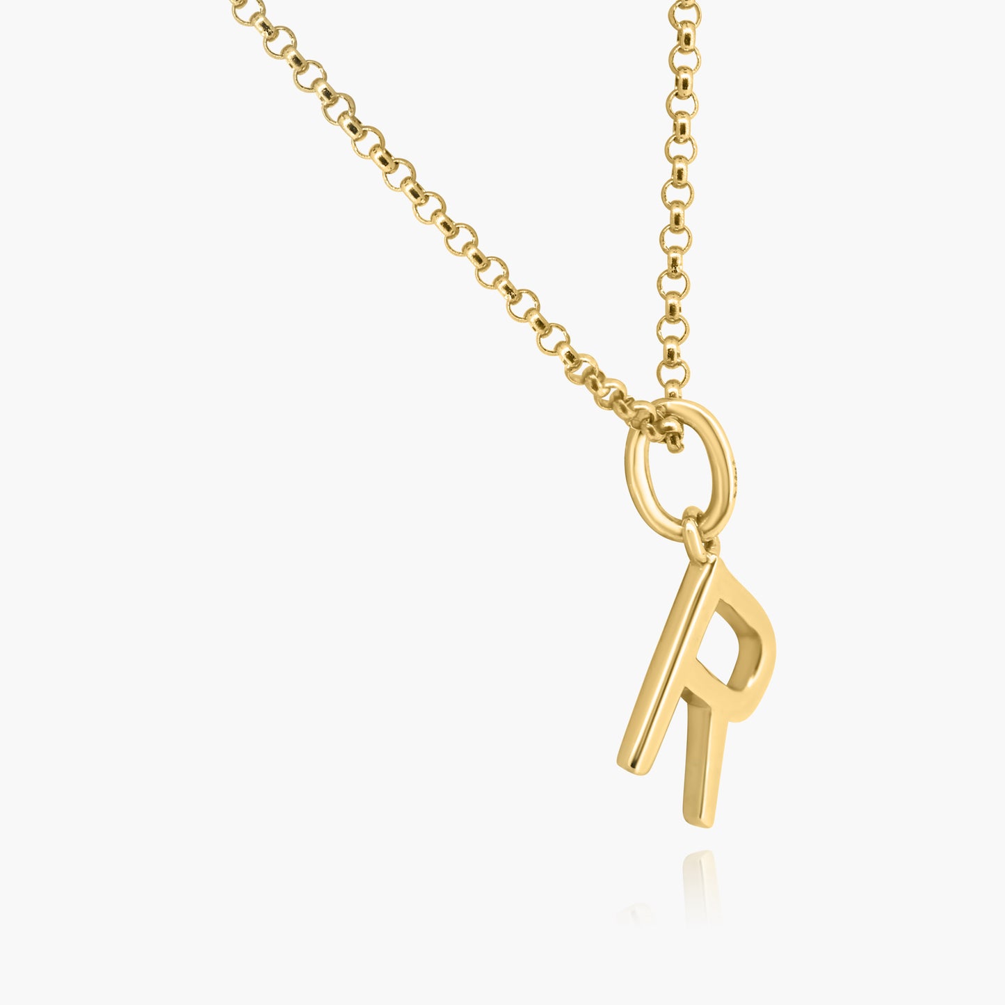 14K Yellow Gold Personalized Initial Pendant-P60648802