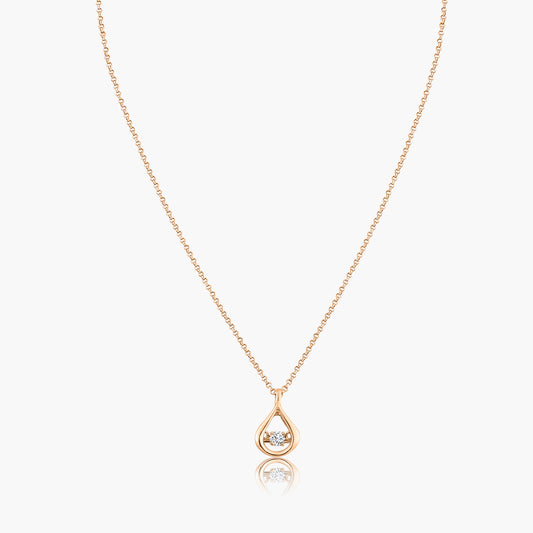 14K Rose Gold Dainty Pendant - PGP00582-ARVV