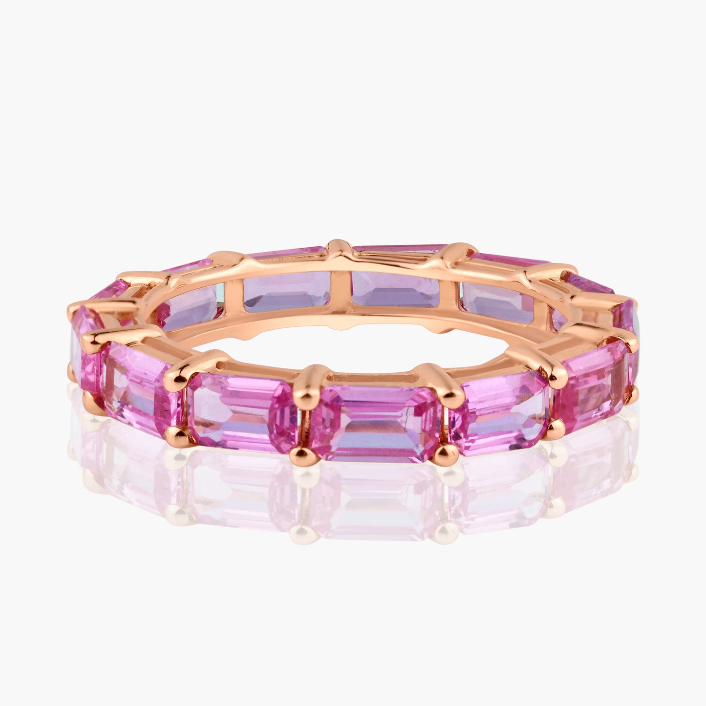 14K Rose Gold Pink Sapphire Ring - R0026DIPS0003DIRD