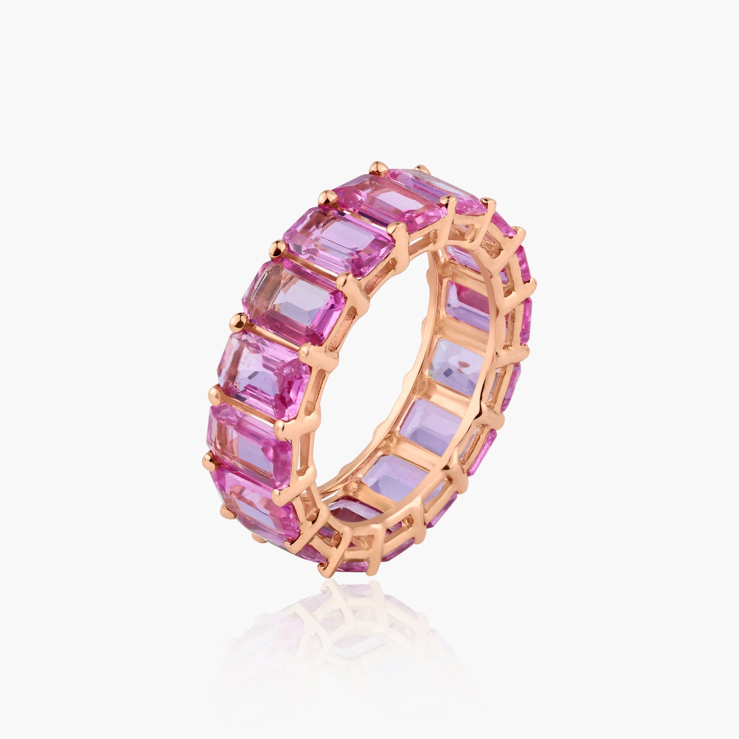 14K Rose Gold Pink Sapphire Ring - R0030DIPS0003DIRD