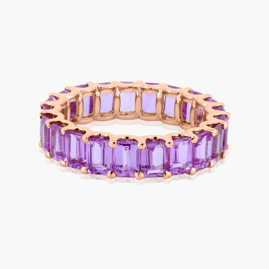 14K Rose Gold Colored Gemstone Ring - R05490C